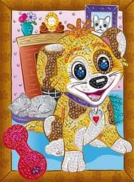 Набір для творчості Smoogles Щеня 25*34см Sequin Art det0017594 - мініатюра 3