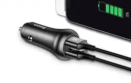 Автомобільний зарядний пристрій Baseus Gentry 2USB QC3.0 4.2A CCALL-GC01 Black - мініатюра 4