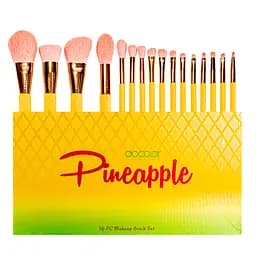 Набор кистей для макияжа Docolor Pineapple (16шт) DO-P1610