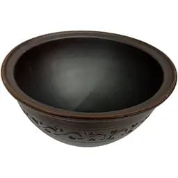 Макитра гончарная молоченная керамика Декор 2.5 л Украинская глиняная посуда