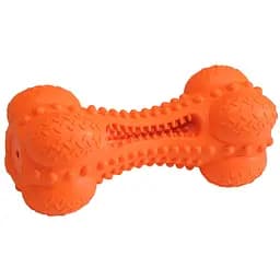 Игрушка для собак Camon косточка резиновая с пищалкой 17 см