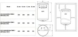 Водонагрівач Tesy GCV 1004424D B14 TBRC / ANTICALC 100 V (7056339) - мініатюра 3