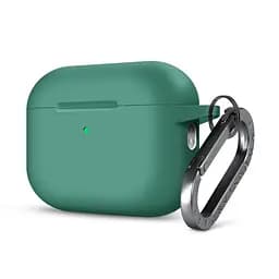 Силіконовий чохол для навушників Apple AirPods Pro 3, Hang Case, зелений, ультратонкий захисний кейс товщиною 2 мм, захист від подряпин, пилу та ударів, компактний, з карабіном для кріплення, ArmorStandart (ARM88279)