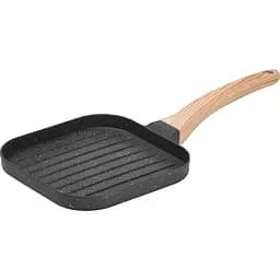 Сковорода-гриль с антипригарным покрытием 18,3x18,1x2 см, серый Breakfast HP39568C