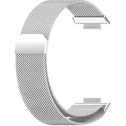 Ремешок Primolux миланский магнитный для фитнес браслета Huawei Watch Fit 2 Silver