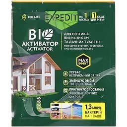 Біоактиватор Expedit для дачних туалетів і септиків 20 г