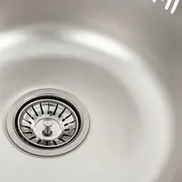 Кухонна мийка з нержавіючої сталі Platinum декор 450 (0,6/170 мм), Decor - мініатюра 2