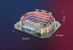 Конструктор стадіон Cada Fc Barcelona Camp Nou Spotify  Barca La Liga стадіон Барселони для дітей та дорослих, 728 деталей - мініатюра 5