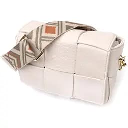 Женская сумка Vintage с переплетами из натуральной кожи 17х12.5х5.5 см sum0029052