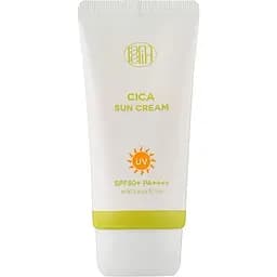 Успокаивающий солнцезащитный крем для лица с центелой Lamelin Cica Sun Cream SPF 50+ PA++++ 70 мл