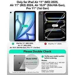 Чохол ESR Rebound Magnetic Case Forest Green для iPad Air 11" M2 | M3 (2024 | 2025) | Air 10.9" 4 | 5 M1 (2020 | 2022) (3C02200400404) - мініатюра 9