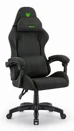 Компьютерное кресло Hell's HC-1014 Black-Green ткань