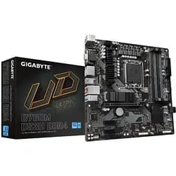 Материнська плата LGA1700, Gigabyte B760M DS3H DDR4, B760, 4xDDR4, Int.Video(CPU), 4xSATA3, 2xM.2, 1xPCI-E 16x 4.0, 2xPCI-E 1x 3. 6xUSB3.2/6xUSB2.0, VGA/HDMI/2xDP, MicroATX