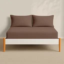 Комплект постільної білизни Cosas Latte CS1 Євро фланель бронза (Flannel_27Latte_El180x30-27Latte_200) - мініатюра 7