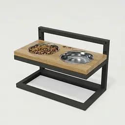 Hollky Flex S — миски на регульованій підставці для маленьких собак (2 × 0.450 л)