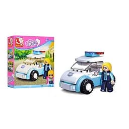 Конструктор SLUBAN Розовая мечта Транспорт, от 67 деталей, фигурки, (В ассортименте)