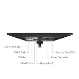Монітор TFT 23.8" HP E24mv G4, IPS, HDMI, VGA, DP, USB, Cam, HAS, Pivot, колонки, сріблястий (169L0AA)