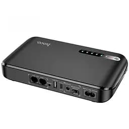ДБЖ UPS для роутера Hoco DB62 UPS 20000mAh/18W/1USB/1TypeC/5/9/12v/POE 15-24V/LED black - мініатюра 2