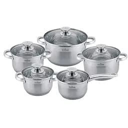 Набір посуду Maxmark 10 предметів металік (MK-3510)