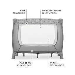 Дитячий манеж Hauck Sleep N Play SQ Nordic Grey (60649-0) - мініатюра 8