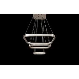 Світлодіодна led люстра квадрати Linisoln 55067-3/500*350*250 WH - мініатюра 3