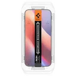 Захисне скло Spigen Glas.tR EZ Fit HD Transparency для iPhone 16 Pro (1 шт.) (AGL07935) - мініатюра 5