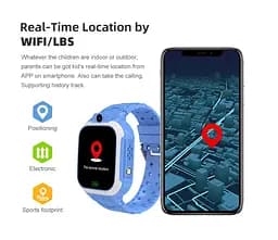 Розумний годинник для дитини Lemfo L27 з GPS трекером, відеозв'язком, прослуховуванням та 4G SIM-картою До 2 днів роботи Рожевий - мініатюра 6