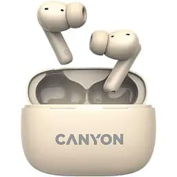 Навушники Canyon TWS headset OnGo TWS-10 ANC+ENC Beige (CNS-TWS10BG)