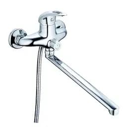 Смеситель для ванны Zegor NHK7-A048 однорычажный с душевым набором Хром 30412