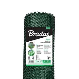 Сітка огороджувальна Bradas садова 15х15 мм 300 г/м² 1x25 м AS-HEX15151025GR  - мініатюра 3