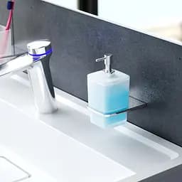Скляний диспенсер для рідкого мила AM.PM Inspire 2.0 A50A36900  - мініатюра 3