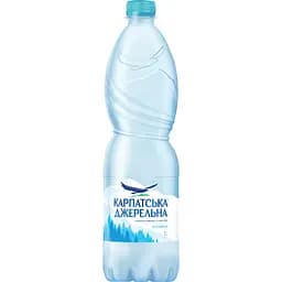 Упаковка мінеральної води Карпатська Джерельна негазована 12 л (1 л х 12 шт.) - мініатюра 2