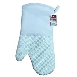 Перчатка-прихватка Ardesto Tasty Baking, 35х19см, силикон, хлопок, голубой (AR2327T)