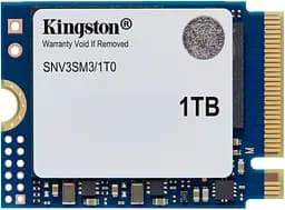 Накопитель SSD Kingston m.2 NVMe 1Tb NV3 NVMe 2230 PCIe 4.0 x4 3D NAND (SNV3SM3/1T0)