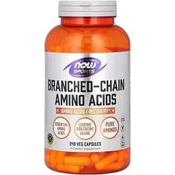 Амінокислота BCAA Now Branched Chain Amino Acids 240 капсул