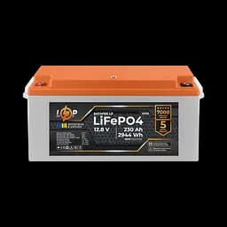 Акумулятор LP LiFePO4 12V-230 Ah (BMS 150A/75A) пластик для ДБЖ