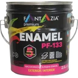 Емаль ПФ-133 Fantazia 2.6 л темно коричнева Premium вагонка