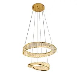 Люстра стельова LED Levistella 799L8801 (500+350) FGD, 68W, регульована температура кольору, сучасний стиль для дому - мініатюра 2