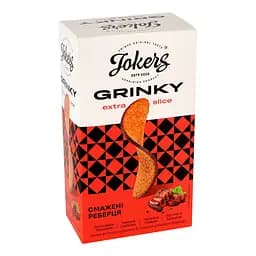 Грінки Jokers Extra Slice житньо-пшеничні зі смаком смажені реберця 90 г - мініатюра 2