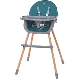 Стульчик для кормления El Camino ME 1111 LUMI Обивка из экокожи, бирюзовый