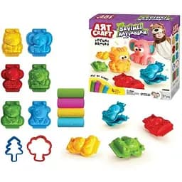 Набір для творчості з тіста Dede Art Craft Тваринки 200 г (3550)