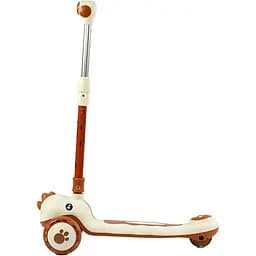 Самокат триколісний Skyper Dino ЦБ-00245771 коричневий - мініатюра 2