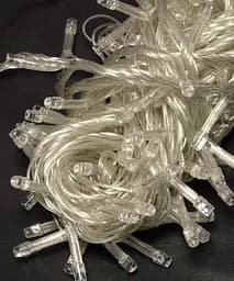 Світлодіодна гірлянда No Brand 160 LED класична 5 мм 8.5 м з прозорим дротом та різнокольоровим світлом (1120-01) - мініатюра 2