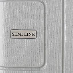 Валіза середня Semi Line 24 дюйми (M) дюйми (M) ABS-Plastic Light Grey (T5762-3) - мініатюра 9