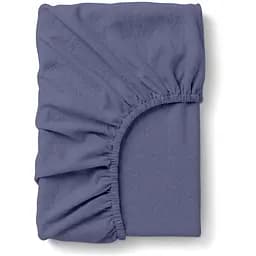 Простирадло Cosas на резинці з вареної бавовни 80х160 nightfall, синій (87WashedCottonDarkBlue_80x160x20)