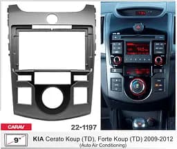 Перехідна рамка KIA Cerato, Forte Carav 22-1197 - мініатюра 5