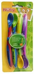 Набір ложок Nuby з нековзним покриттям, 4 шт. (5574)