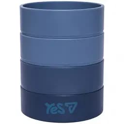 Стакан для письмового приладдя Yes  Fusion Shadow розбірний 10.2х8 см синій (470548)