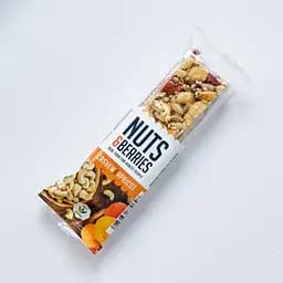 Батончик Nuts & Berries горіховий з кешью та абрикосом органічний 30 г - мініатюра 2