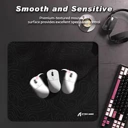 Ігровий килимок Attack Shark CM02 / 40*45 см / Black Lines - мініатюра 8